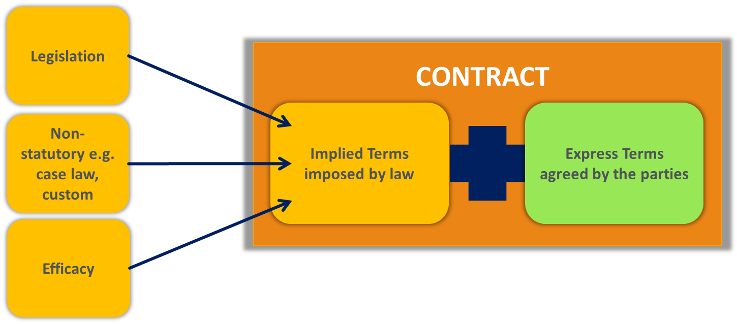 Terms in the contract